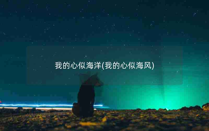 我的心似海洋(我的心似海风)