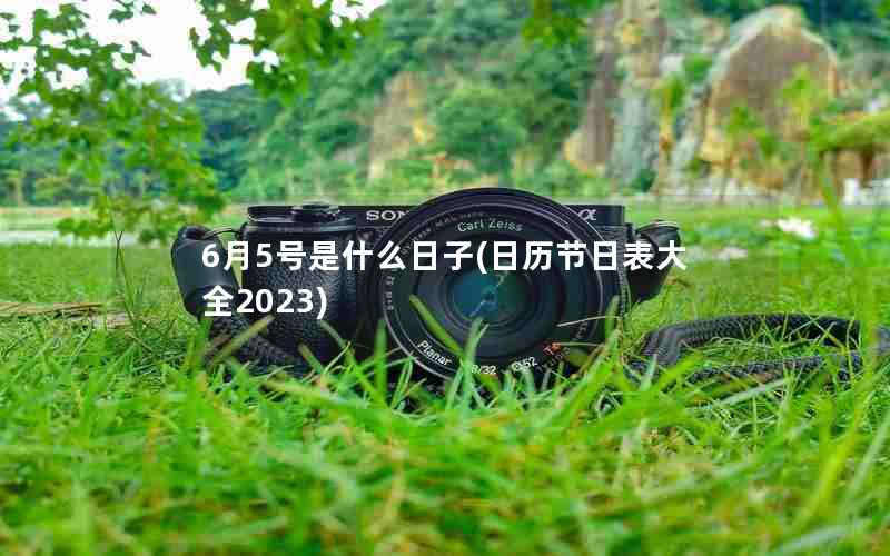 6月5号是什么日子(日历节日表大全2023)