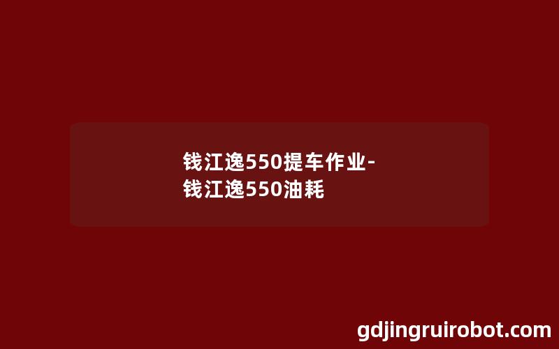 钱江逸550提车作业-钱江逸550油耗