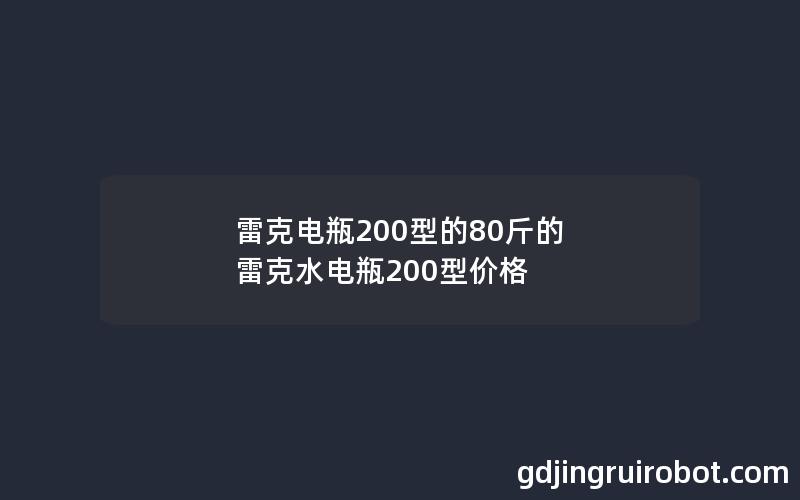 雷克电瓶200型的80斤的 雷克水电瓶200型价格